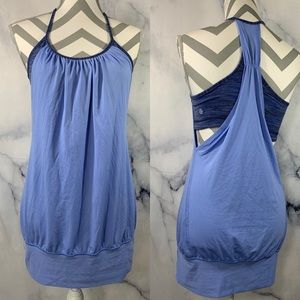 LULULEMON No Limits Tank Layered Bra Lavender